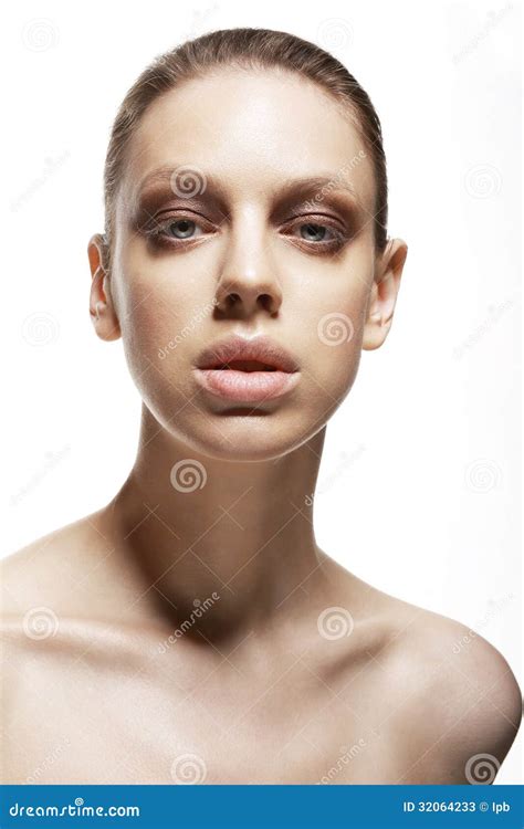 Charisma. Character. Portrait of Young Exquisite Woman. Sensuality ...