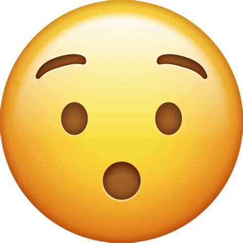 Surprised Emoji PNG [Free Download All Emojis] | Emoji Island