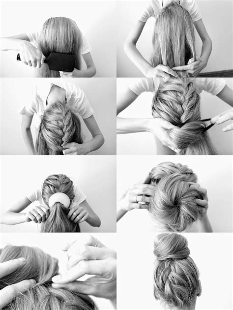 Adelina's Choice: BRAIDED BUN TUTORIAL