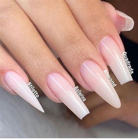 Formatos De Unhas Stiletto - Formato unhas | Unhas bonitas, Formatos de unha, Unhas compridas