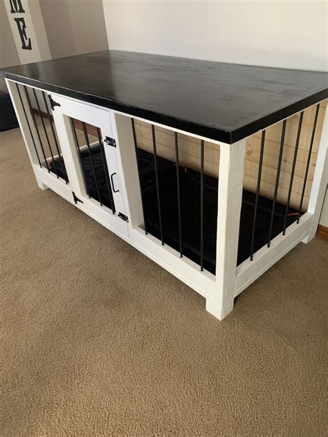 dog crate tv stand