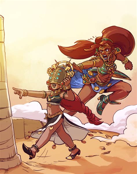 Riju and Urbosa by Pehesse The Legend Of Zelda, Legend Of Zelda Memes ...