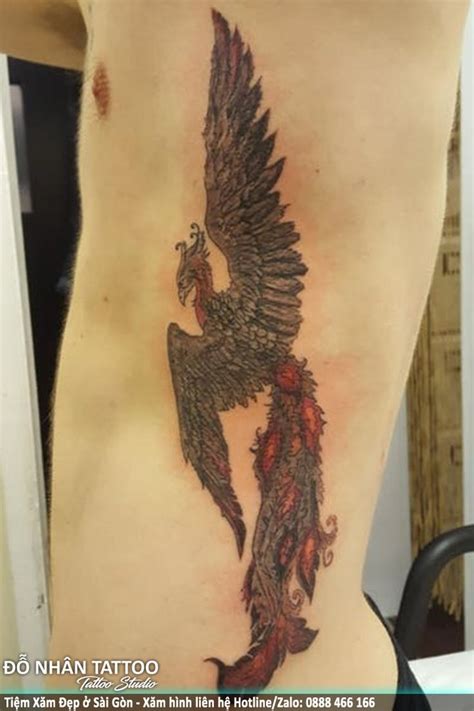 Hình xăm Phượng Hoàng (0608) tại ĐỖ NHÂN TATTOO | Leaf tattoos, Maple ...