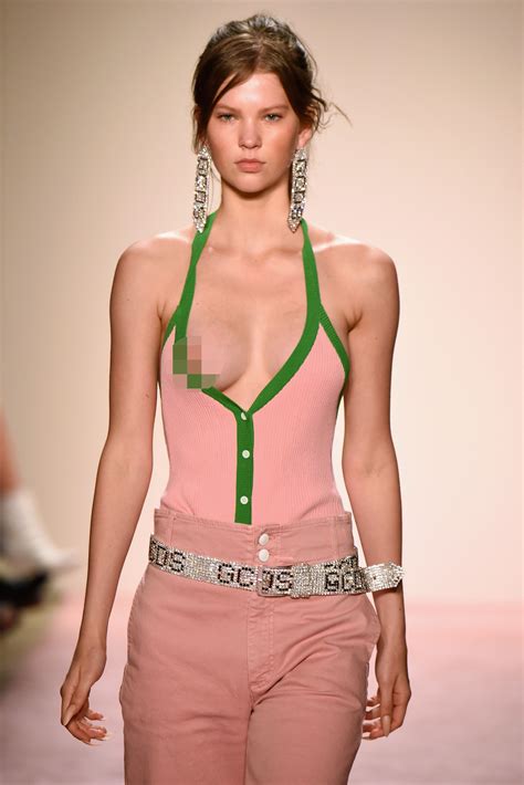 New York Fashion Week's most awkward model wardrobe malfunctions, from