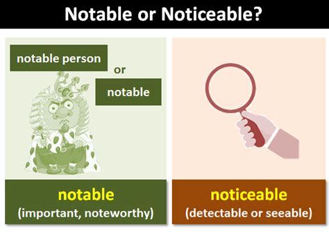 notable  noticeable