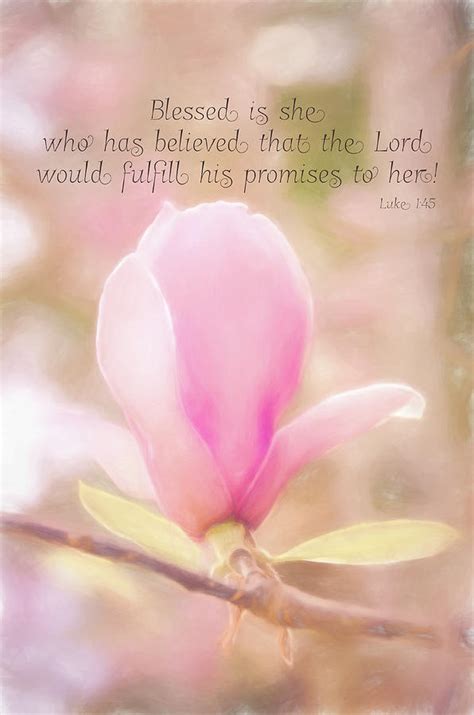 Luke 1 45 #bibleverse Photograph by Andrea Anderegg - Pixels