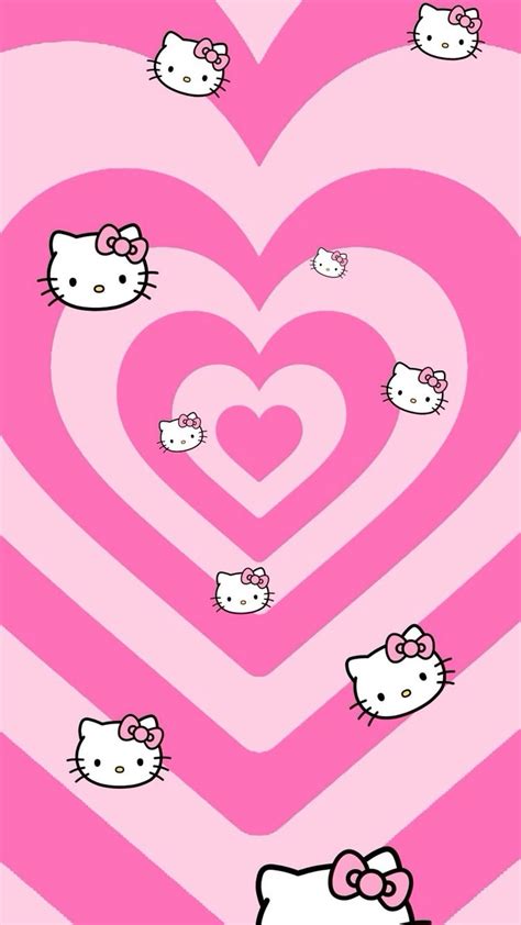 Hello Kitty Hearts Wallpaper