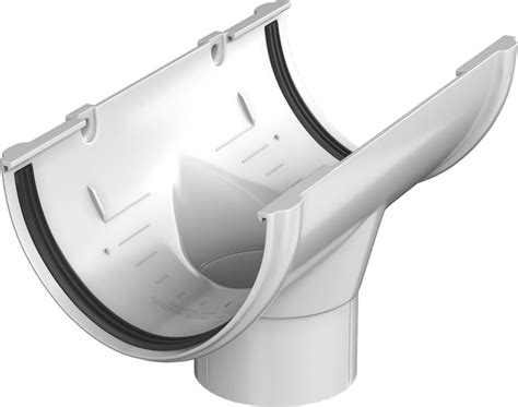 Воронка желоба ТЕХНОНИКОЛЬ RAL 9016 d125x82 мм - купить по цене 171 руб ...