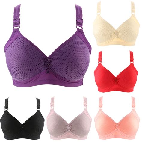 Seamless Comfort Bra Women Fashion Printed Bra Wire Free Underwear One ...