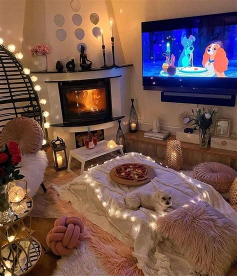 cozy spaces  night romantic living room farmhouse bedroom decor
