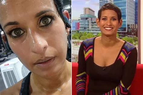 Naga Munchetty's stunning gym workout snaps away from BBC Breakfast