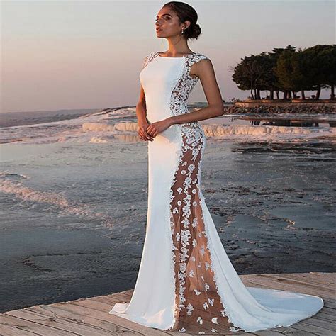 Elegant White Formal Dresses Factory Sale | bellvalefarms.com