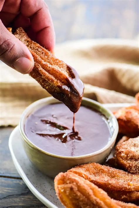 Homemade Churros with Chocolate Sauce | Dude That Cookz