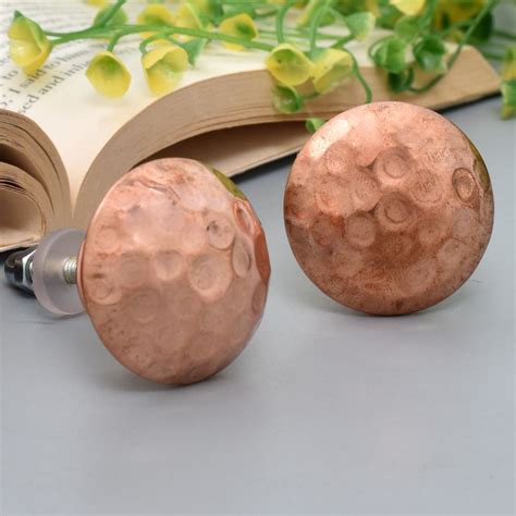 Copper Dot Flat Drawer Knobs Online