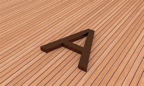 Premium Photo | A alphabet 3d wallpaper desktop background wooden style