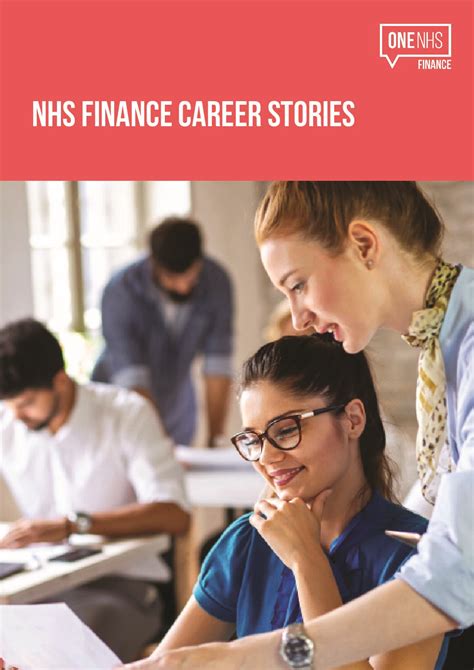 nhs finance career stories brochure