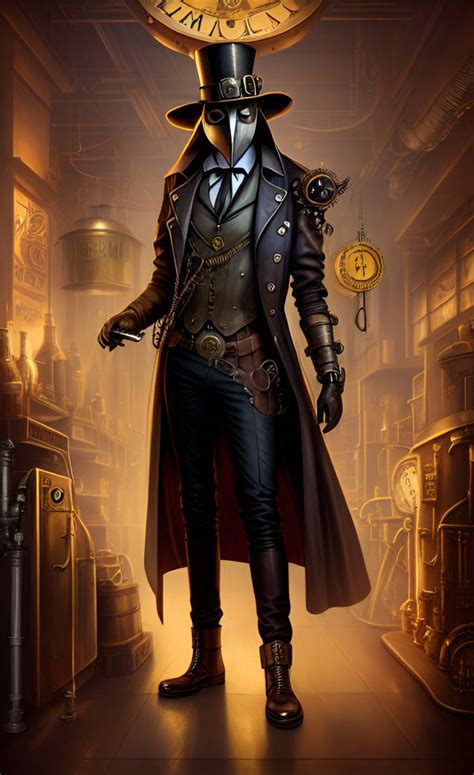 steampunk plague doctor  drken  deviantart