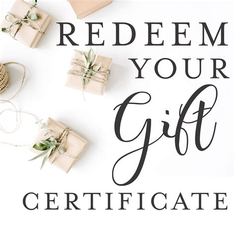 Redeem Your Gift! - Oil Revolution Designs