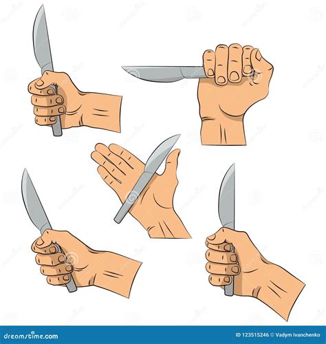 how to draw a knife 4
