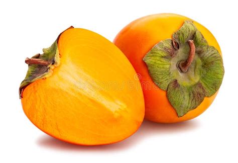 persimmon stock photo image  group persimmon isolated