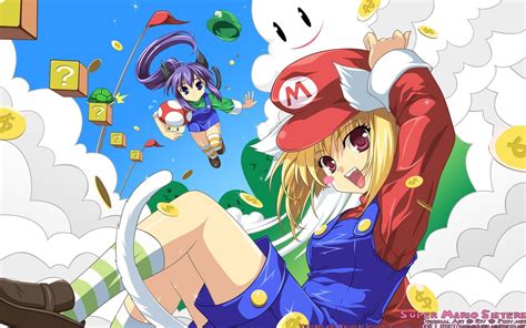 Mario Anime Wallpapers - Top Free Mario Anime Backgrounds - WallpaperAccess