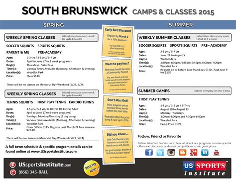 Spring & Summer Sports classes in South Brunswick | South Brunswick, NJ
