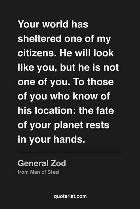 Zod Man Of Steel Quotes. QuotesGram