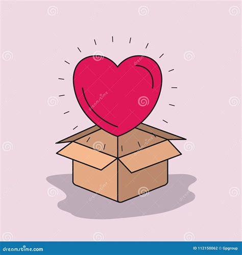 heart coming   paint tube vector illustration cartoondealercom