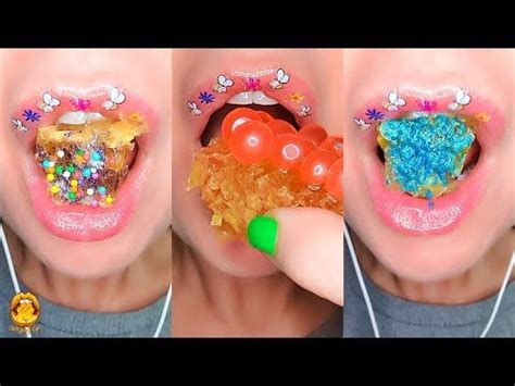 ASMR Eating Satisfying Raw Honeycomb Mukbang 먹방 - YouTube | Mukbang ...