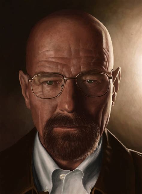 Digital painting Walter White (Heisenberg) Breaking Bad: "I am the one ...