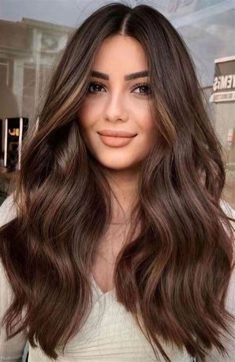 50 Stylish Brown Hair Colors & Styles for 2022 : Brown with Caramel | Rich brown hair, Brunette ...