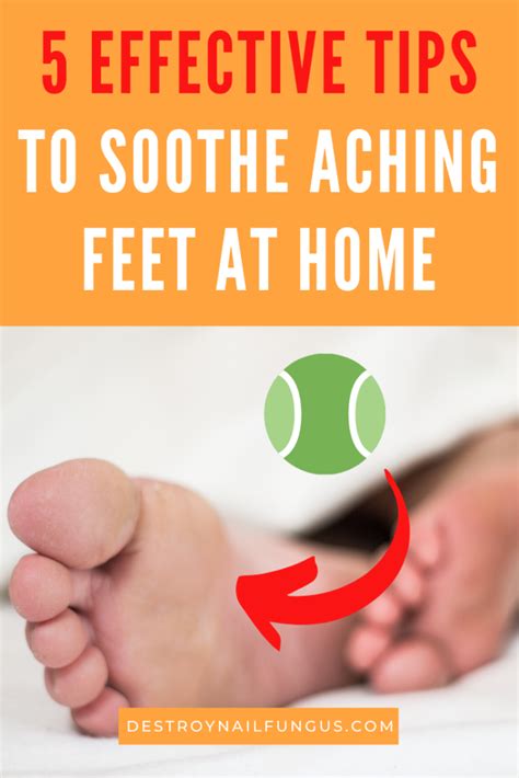 how to relieve foot pain at home
