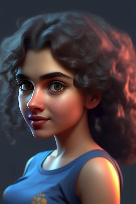 ArtStation - Portrait of a young Indian girl