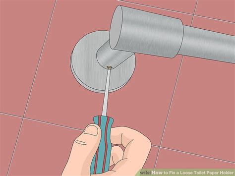 how to fix toilet paper holder