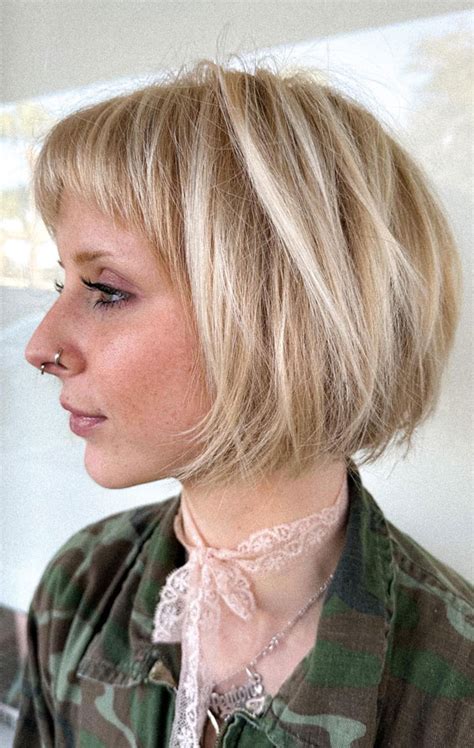 Creative Inspirations For Bob Haircut Styles : Breezy Allure