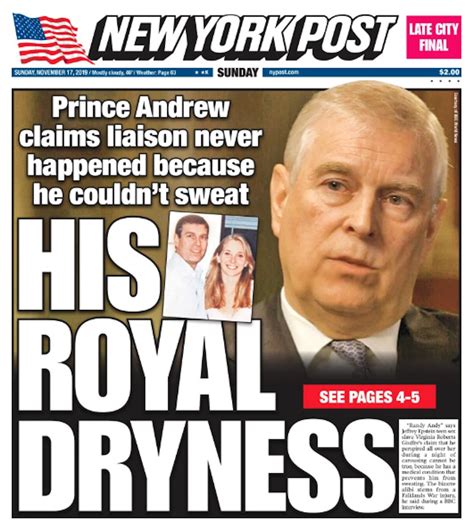 How 15 newspapers covered Prince Andrew's Jeffrey Epstein interview