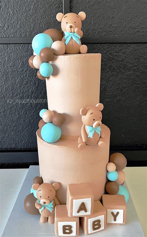 Teddy Bear Birthday Cake Ideas Images (Pictures)