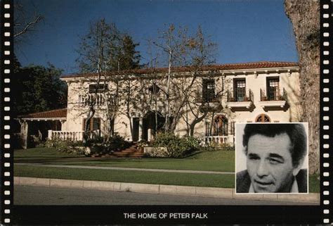 The Home of Peter Falk Beverly Hills, CA Photographic Compositions Postcard