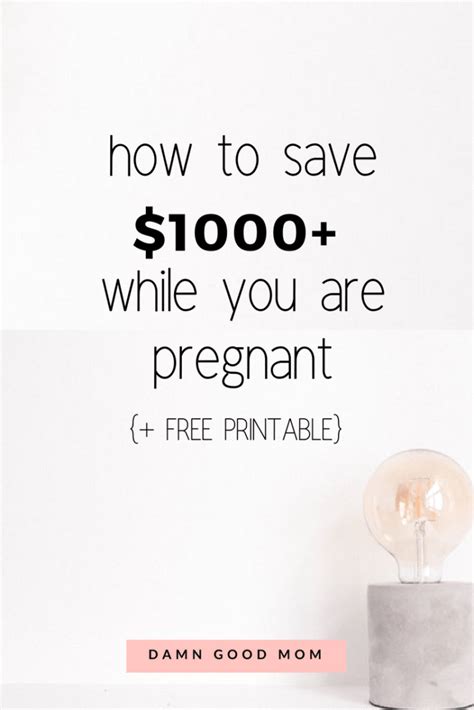 stockpile money  youre pregnant damn good mom