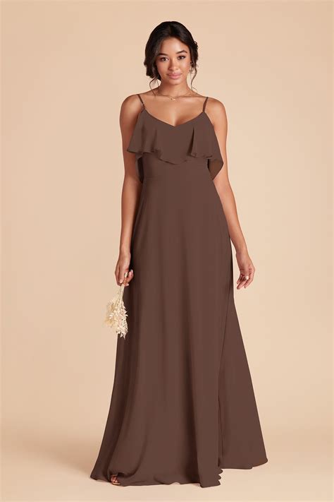 Chocolate Brown Bridesmaid Dresses | Birdy Grey