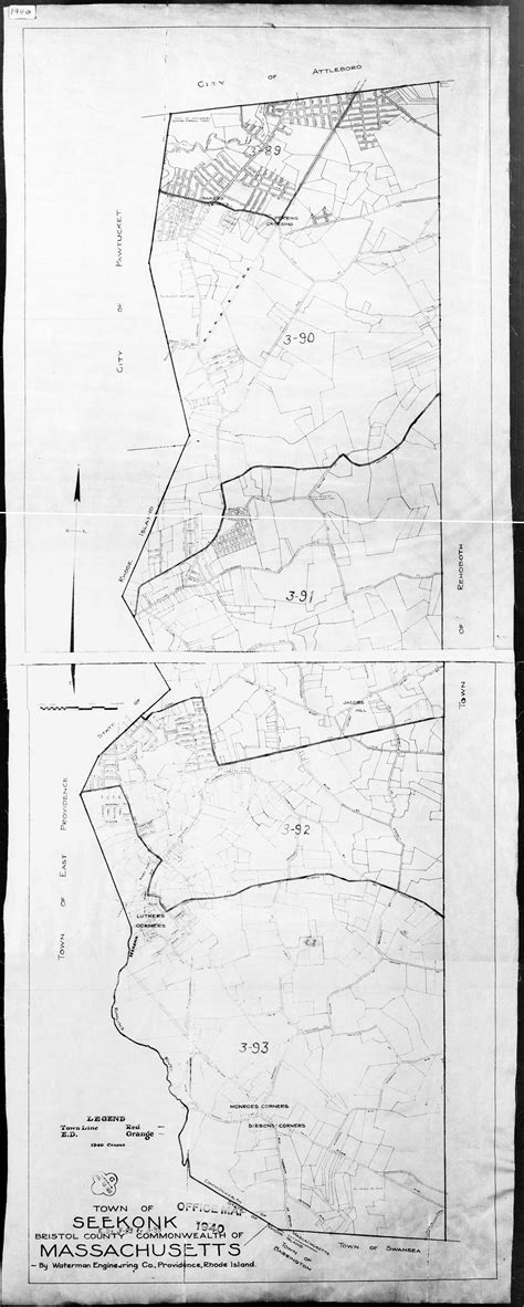 1940 Census Maps - Bristol County MA