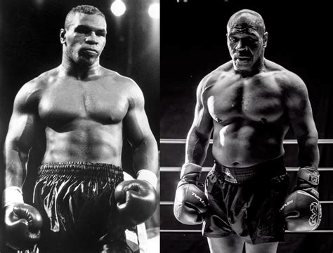 Mike Tyson's physique at 25 and 54, 1991, 2020. : r/pics