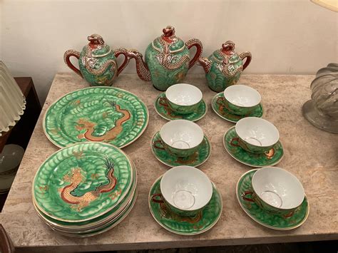 Japanese Porcelain, Satsuma Tea Set, 23 Pieces For Sale at 1stDibs ...