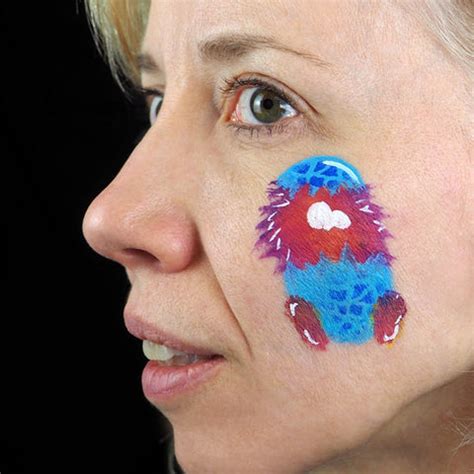 Baby Monster Face Paint Tutorial – ClownAntics