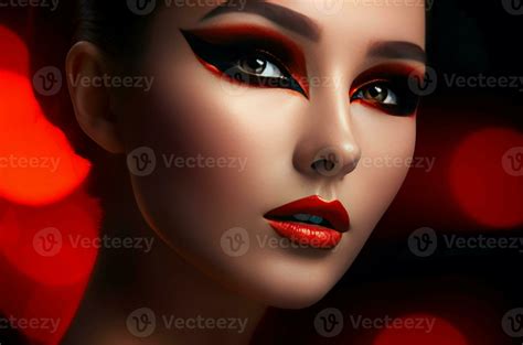 glamour photoshop female generate ai  stock photo  vecteezy