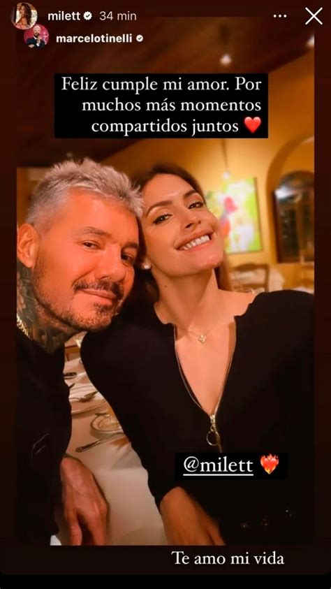El mensaje de Marcelo Tinelli a Milett Figueroa por su cumpleaños que