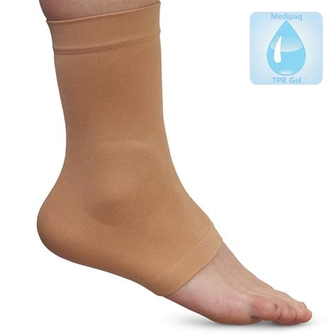 Medipaq 2x Gel Both Ankles Protection Sock Protect Lateral Medial