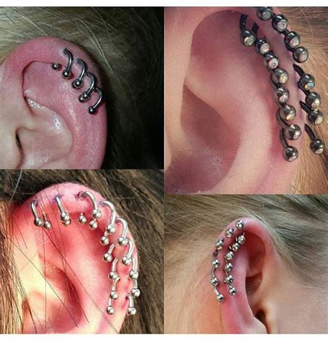 Helix Piercing [50 Ideas]: Pain Level, Healing Time, Cost, Experience ...