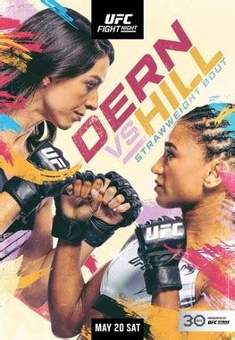 ufc fight night dern  hill wikipedia
