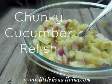 Cucumber Relish Recipe - How to Make Cucumber Relish